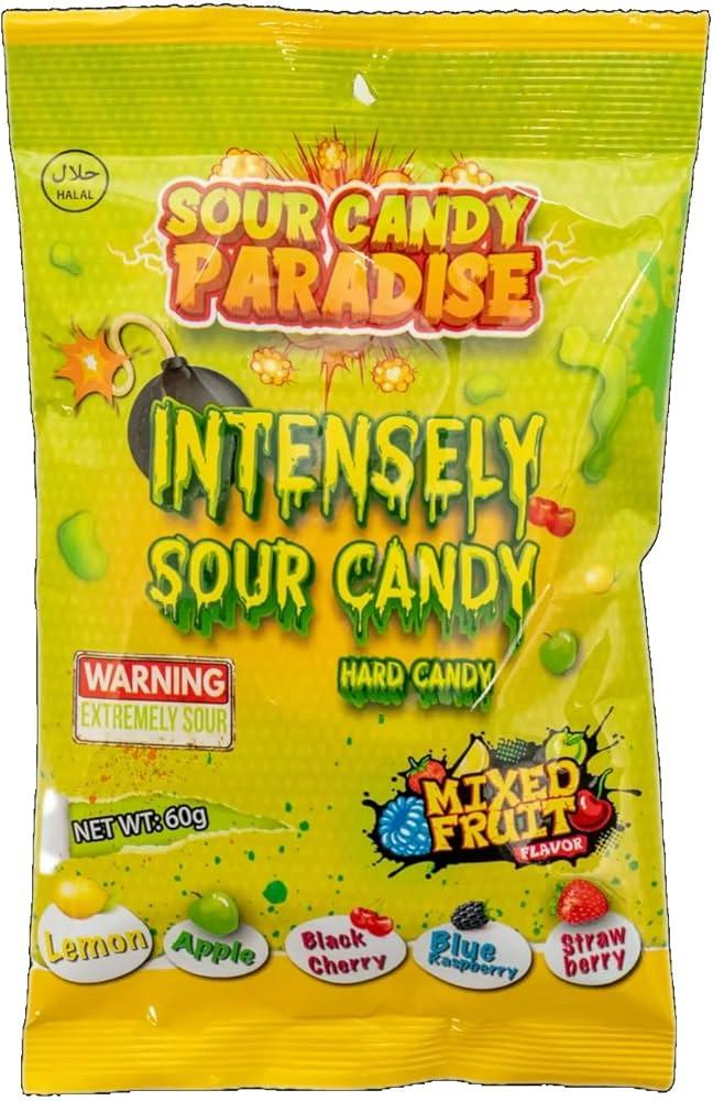 candy paradise intensely sour candy