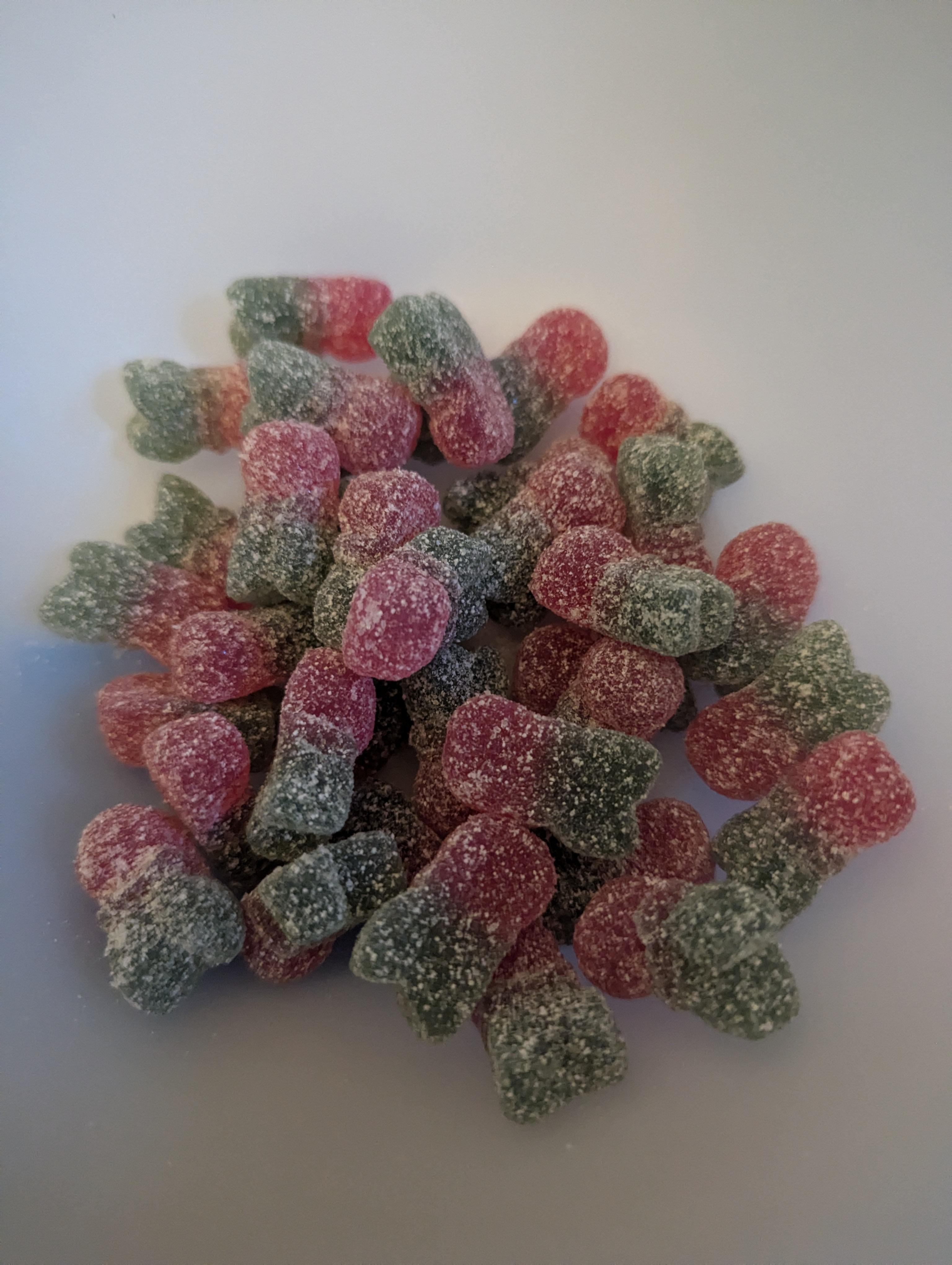 Vegan fizzy cherries 